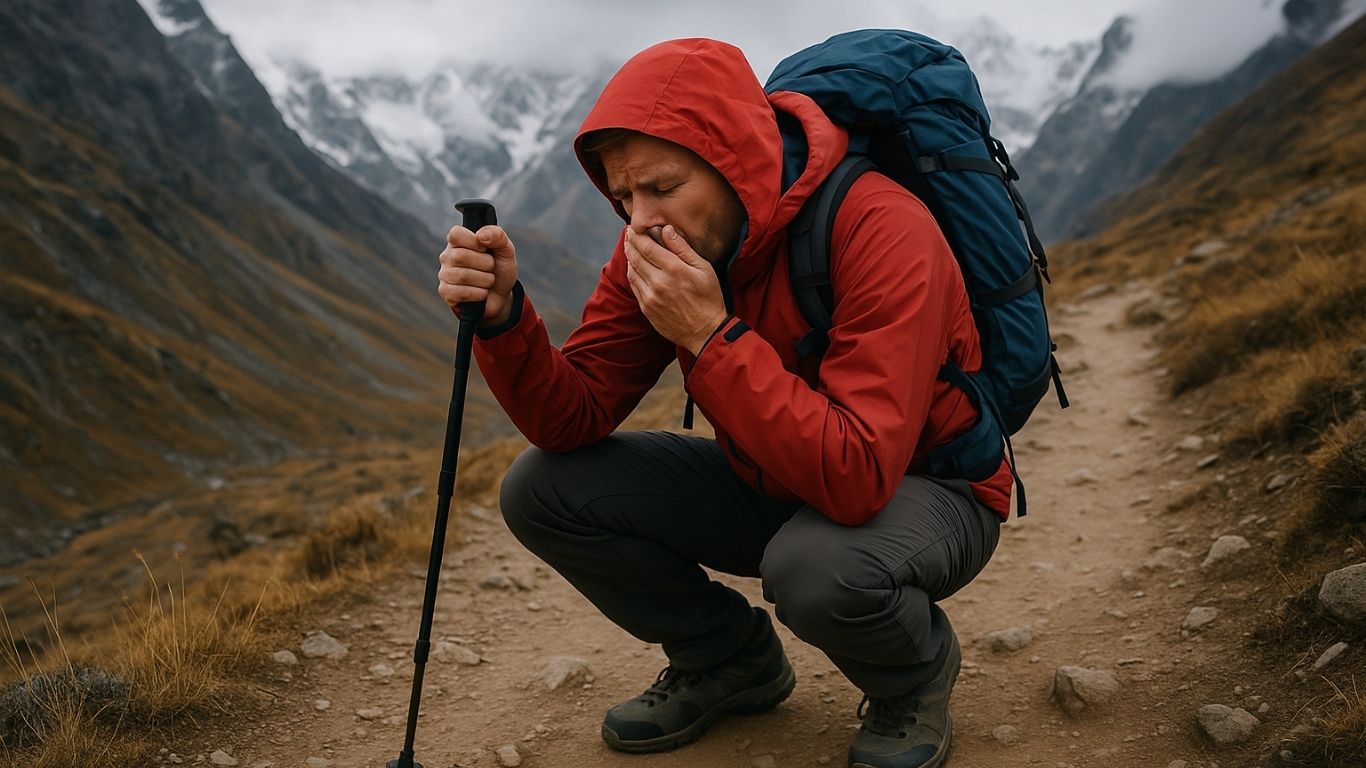 Altitude sickness while trekking in Nepal
