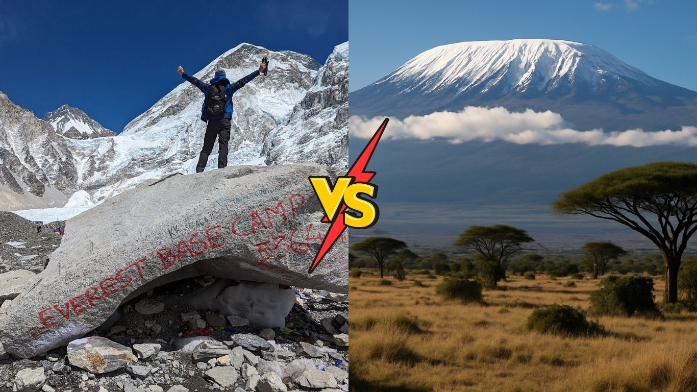 Everest Base Camp Vs Mount Kilimanjaro
