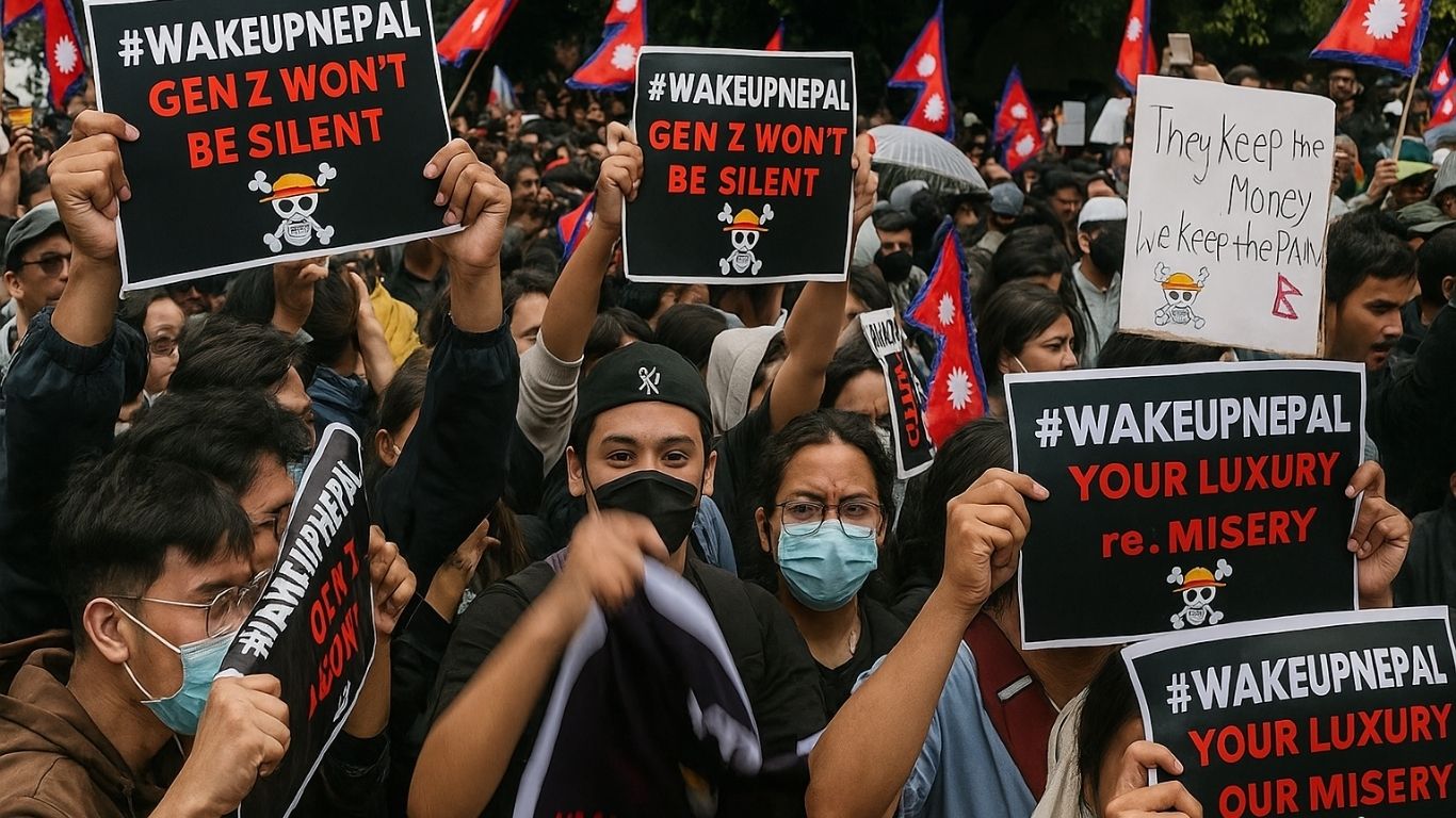Gen G Protest in Nepal