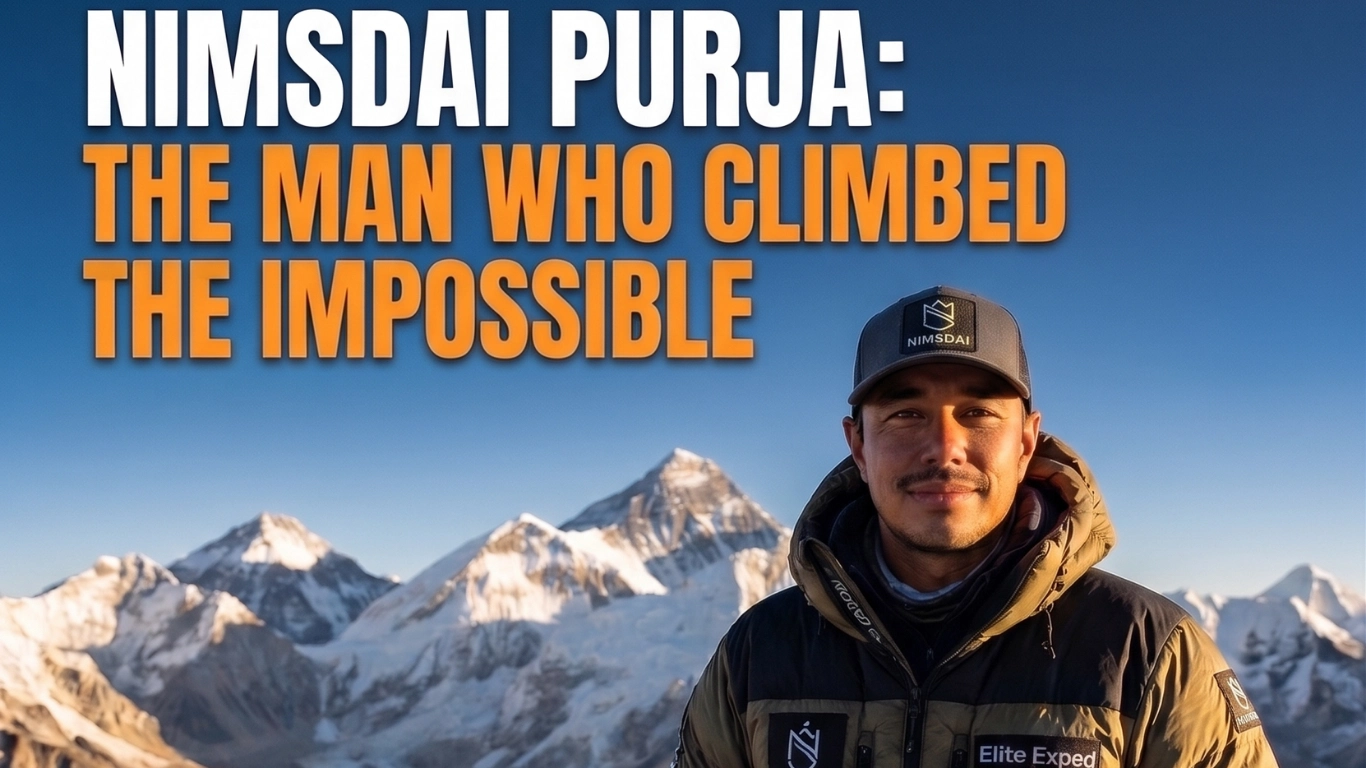 Nimsdai Purja The man who climnbed the impossible